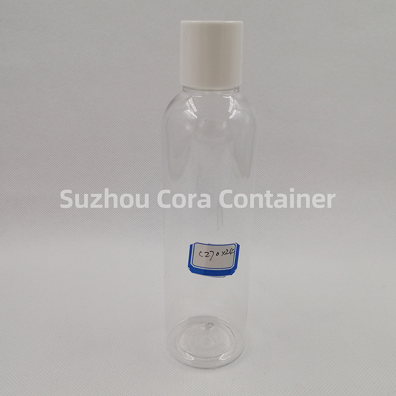 270ml Neck Size 24mm Pet Plastic Sticlă cosmetică cu capac de șurub