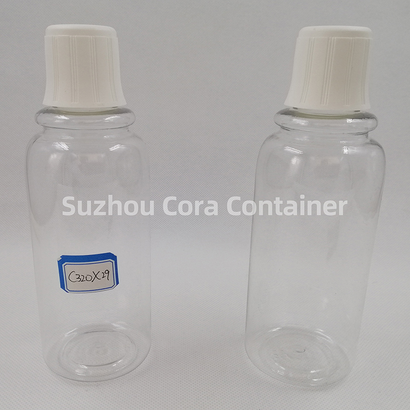 320ml Neck Size 29mm Pet Plastic Sticlă cosmetică cu capac de șurub